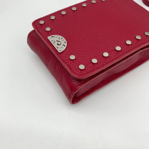 Brighton Red  Pebbled Leather Pretty Tough Rox Phone Organizer - Picture 8 of 11